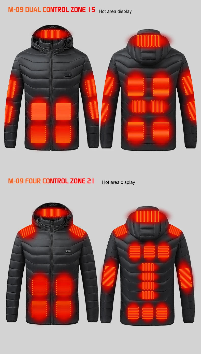 TODWARM Motorcycle Heated Jacket, 26 Zones