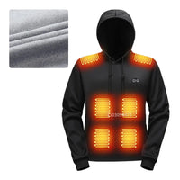 Heated Hoodie Sweatshirt, Up to 17 Zones