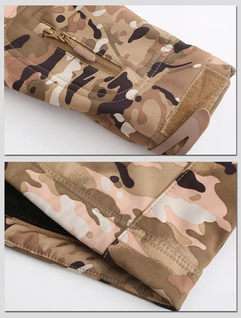 Hooded Heated Hunting Jacket, USB Smart