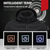 USB Heated Jacket Hoodie, Up to 31 Zones