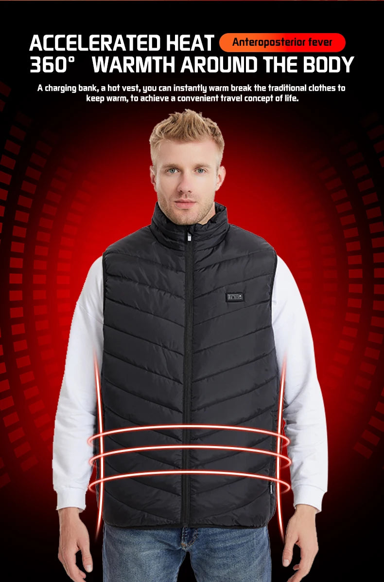 TODWARM Heated Vest, 26 Zones, 4 Controls