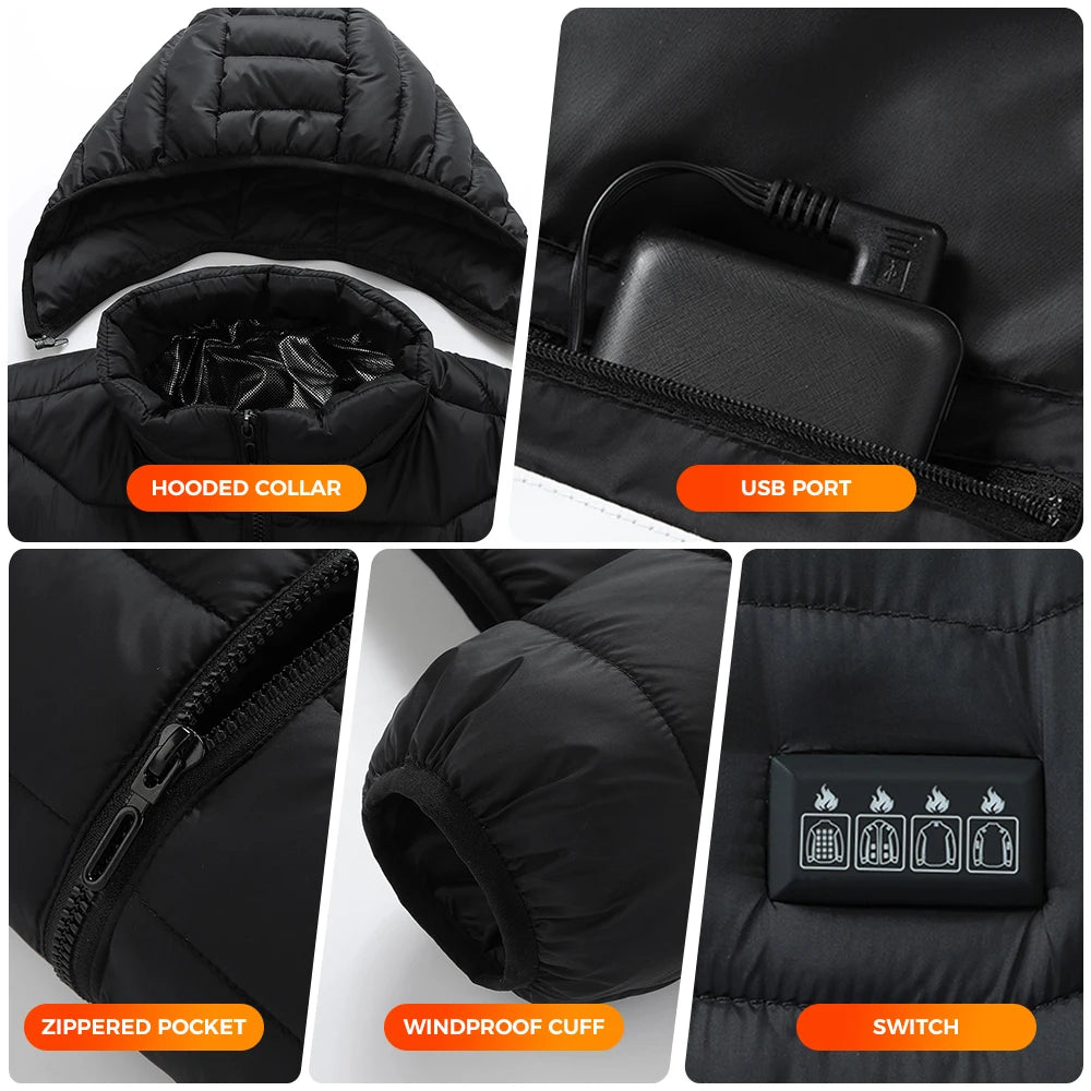 TODWARM Motorcycle Heated Jacket, 26 Zones