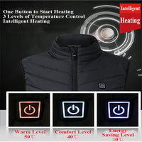 Electric Heated Bodywarmer Vest, 17 Zones