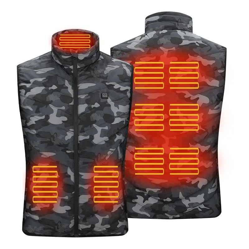 9-Zone USB Heated Vest, Sportswear