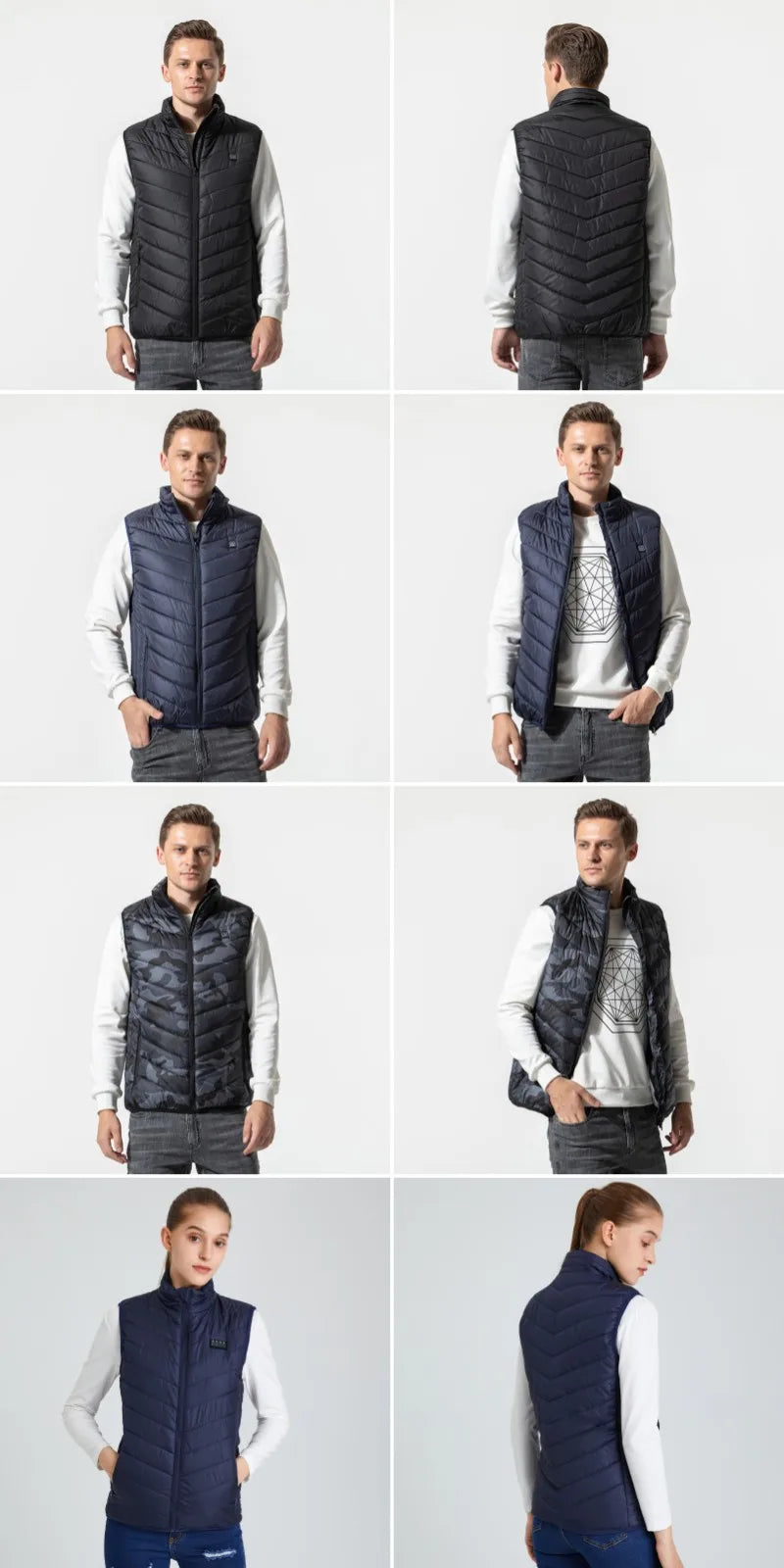 9-Zone USB Heated Vest, Sportswear