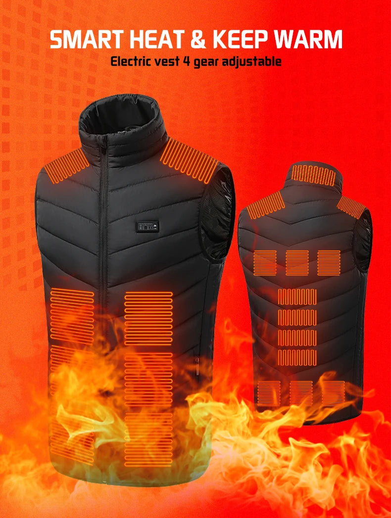 TODWARM Heated Vest, 26 Zones, 4 Controls