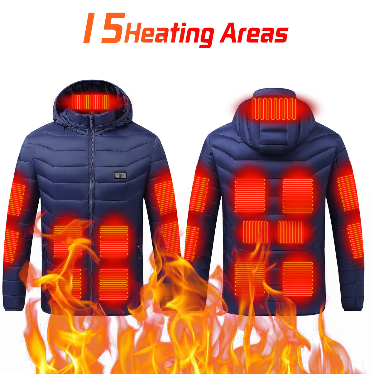 TODWARM Motorcycle Heated Jacket, 26 Zones