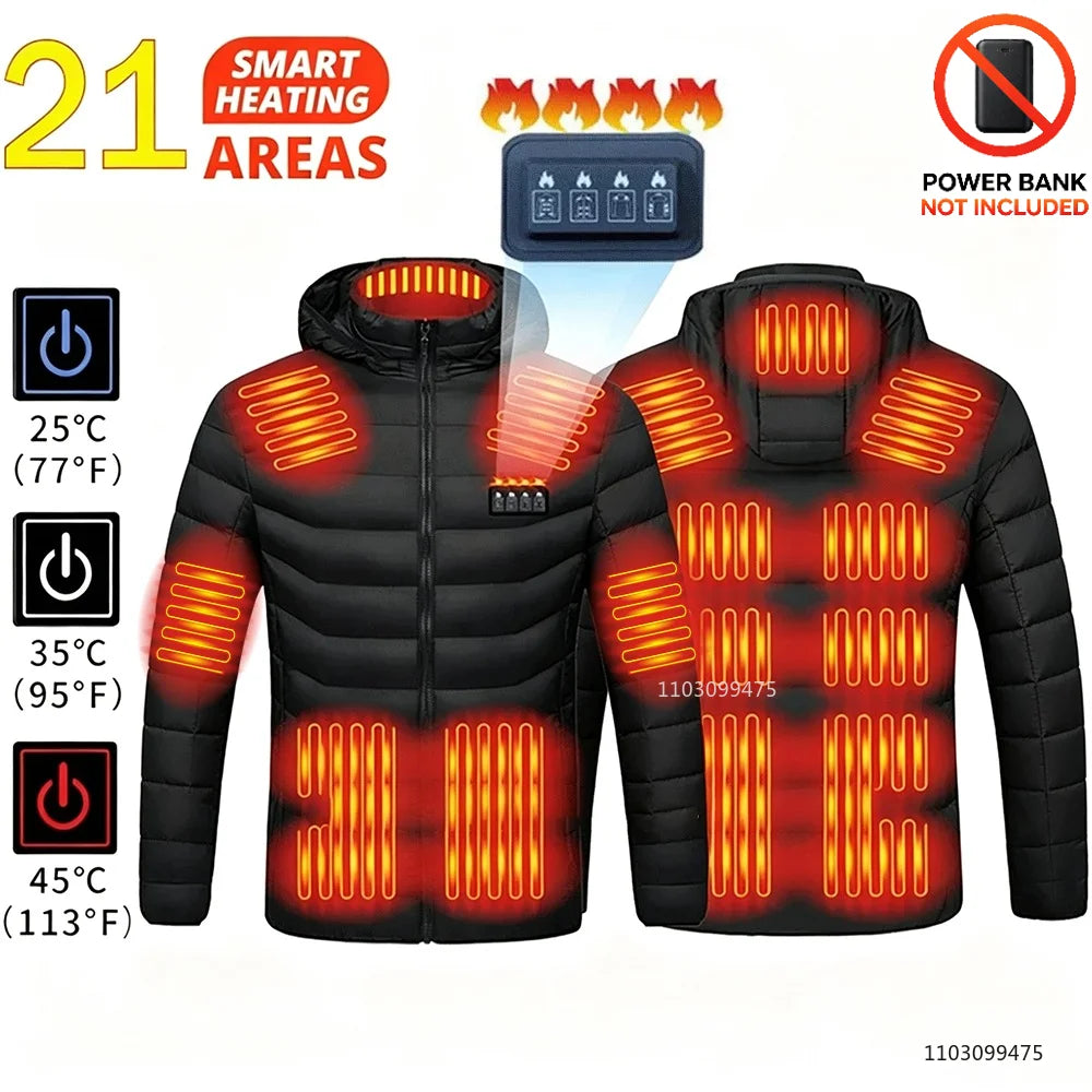 LEOSOXS Self-Heated Jacket, Up to 25 Zones