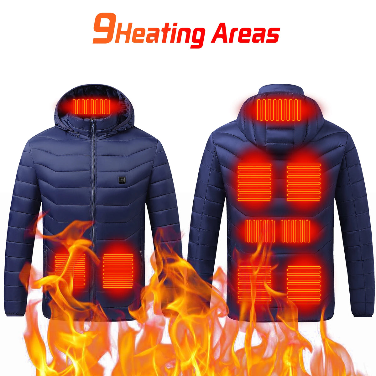 TODWARM Motorcycle Heated Jacket, 26 Zones