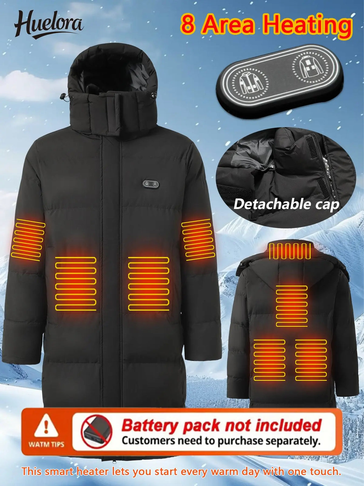 Huelora 8-Zone Heated Jacket, Ski/Trek