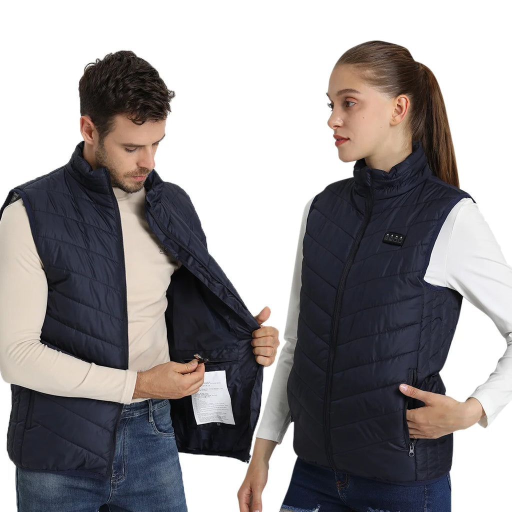 Electric Heated Bodywarmer Vest, 17 Zones