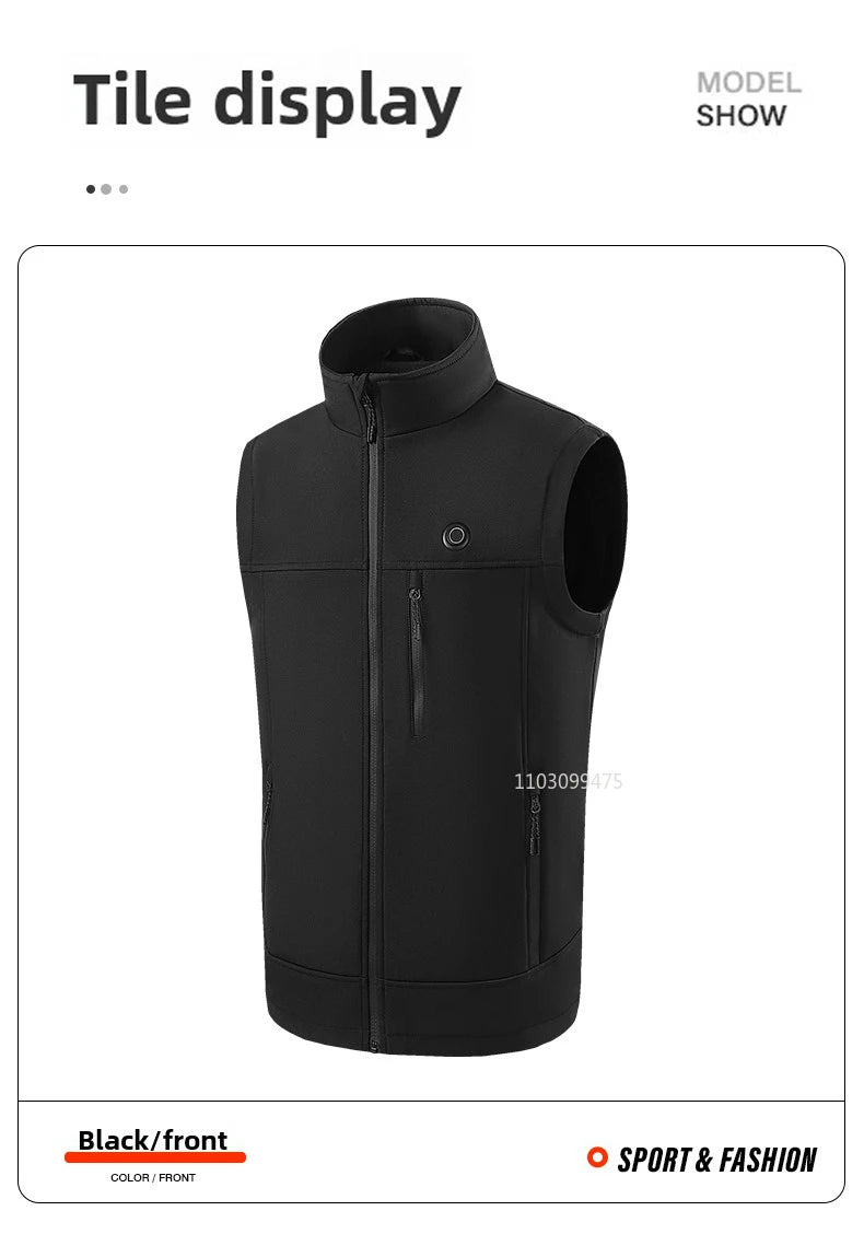 LEOSOXS 9-Zone Heated Vest, Washable