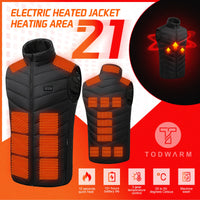 TODWARM Heated Vest, 26 Zones, 4 Controls