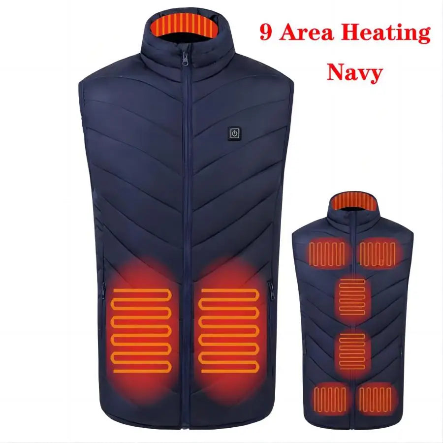 9-Zone USB Heated Vest, Sportswear