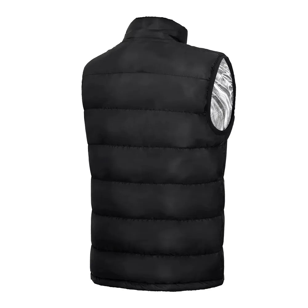 Graphene Heated Vest, 9 Zones, USB, Camping