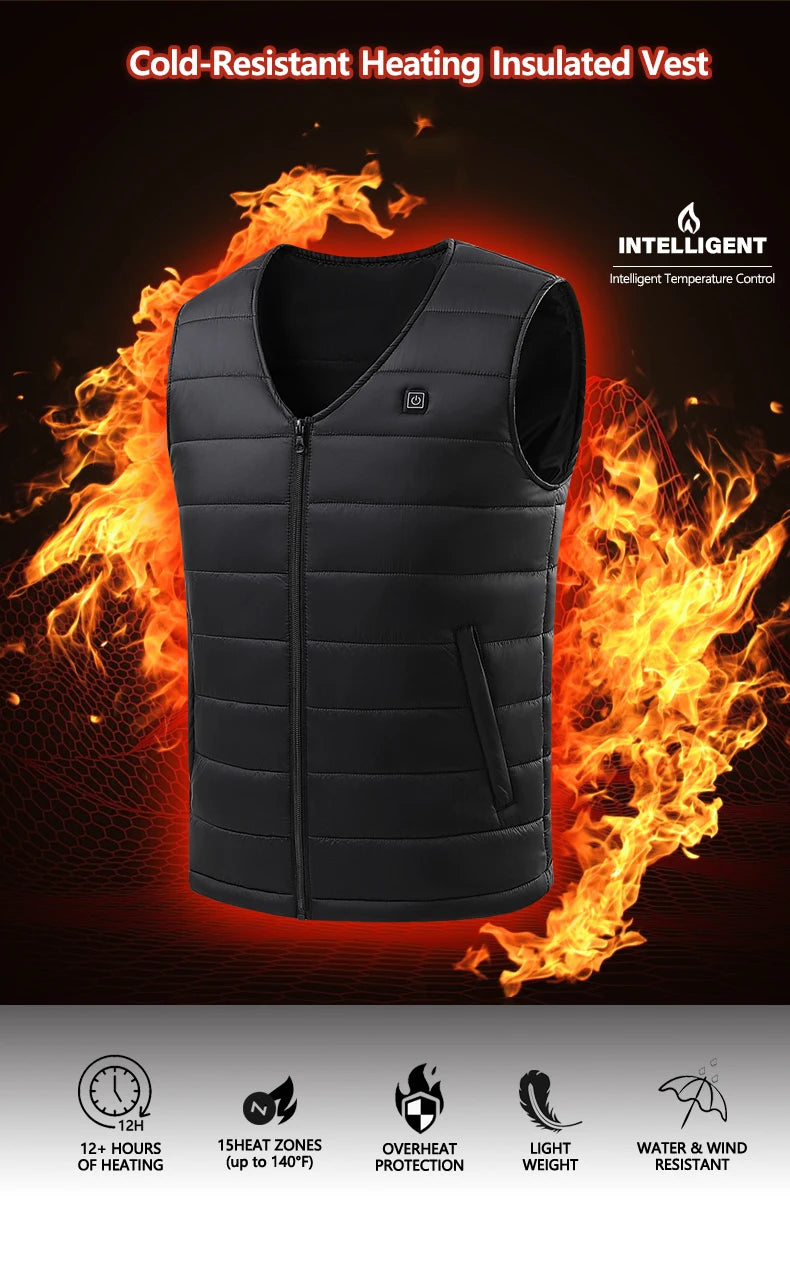 16-Zone Heated Vest, Constant Warmth
