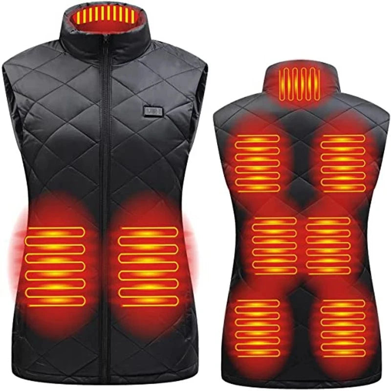Women's Infrared Heated Vest, 4/9 Zones