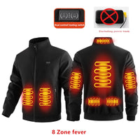 Muninako Polar Fleece Heated Jacket, 8 Zones