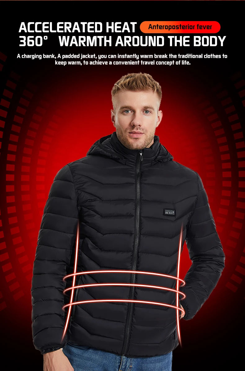 TODWARM Motorcycle Heated Jacket, 26 Zones