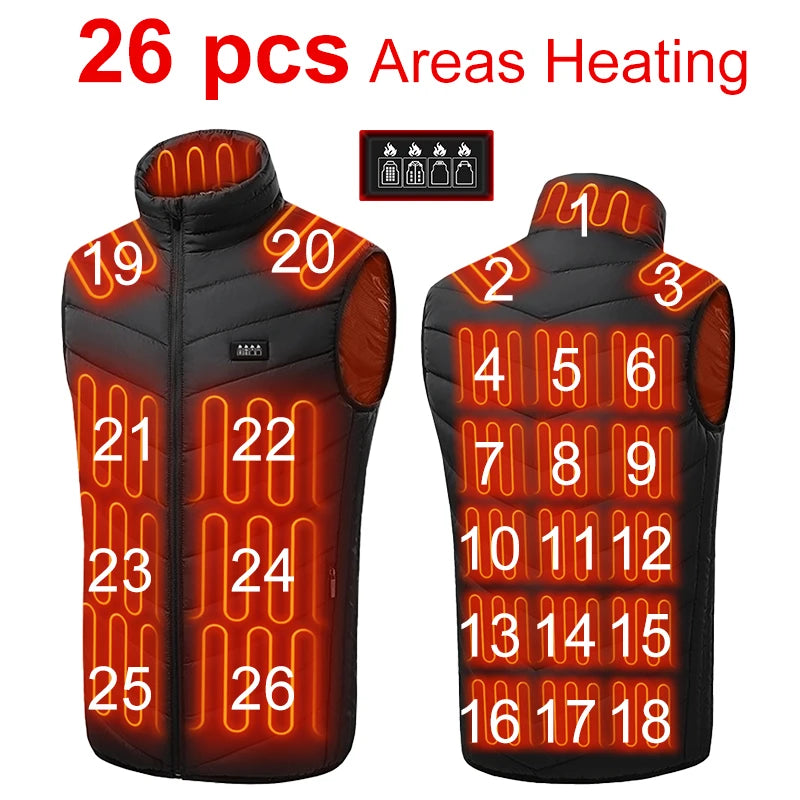 TODWARM Heated Vest, 26 Zones, 4 Controls