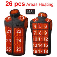 TODWARM Heated Vest, 26 Zones, 4 Controls