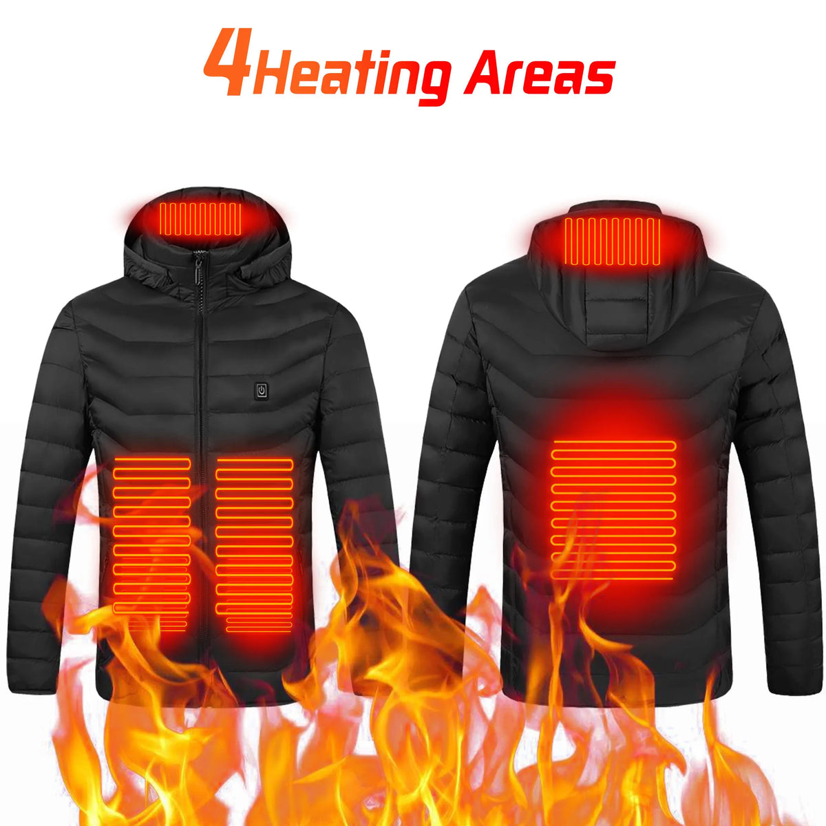 TODWARM Motorcycle Heated Jacket, 26 Zones