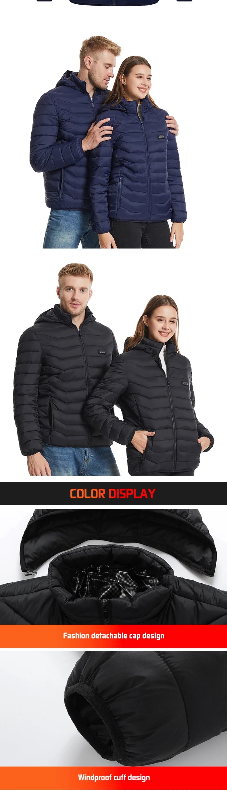 TODWARM Motorcycle Heated Jacket, 26 Zones