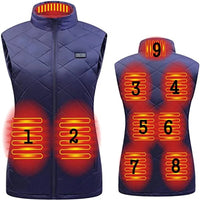 Women's Infrared Heated Vest, 4/9 Zones
