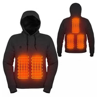 Heated Hoodie Sweatshirt, Up to 17 Zones