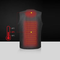 USB Heated Jacket, 5/9 Zones, 3 Levels