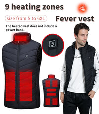 Smart Heated Vest, Up to 27 Zones, USB