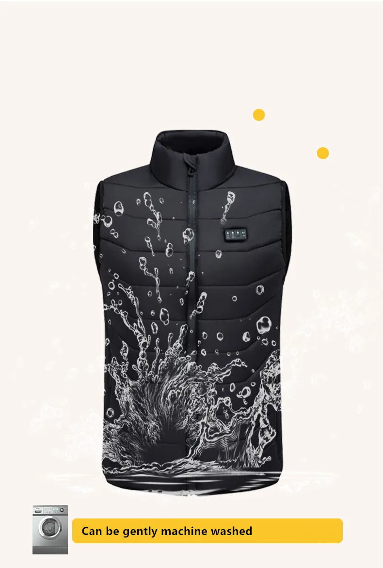 28-Zone Smart Heated Vest, Loose Fit